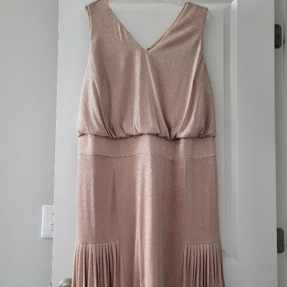 Midnight Velvet Tea Length Cocktail Formal Sheath Dress - Picture 1 of 4